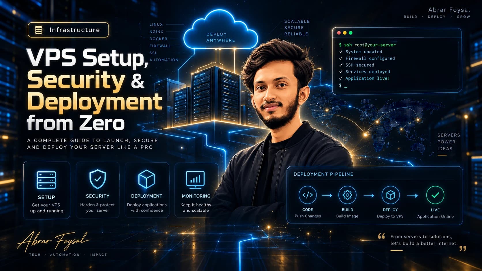 VPS Setup, Security & Deployment from Zero