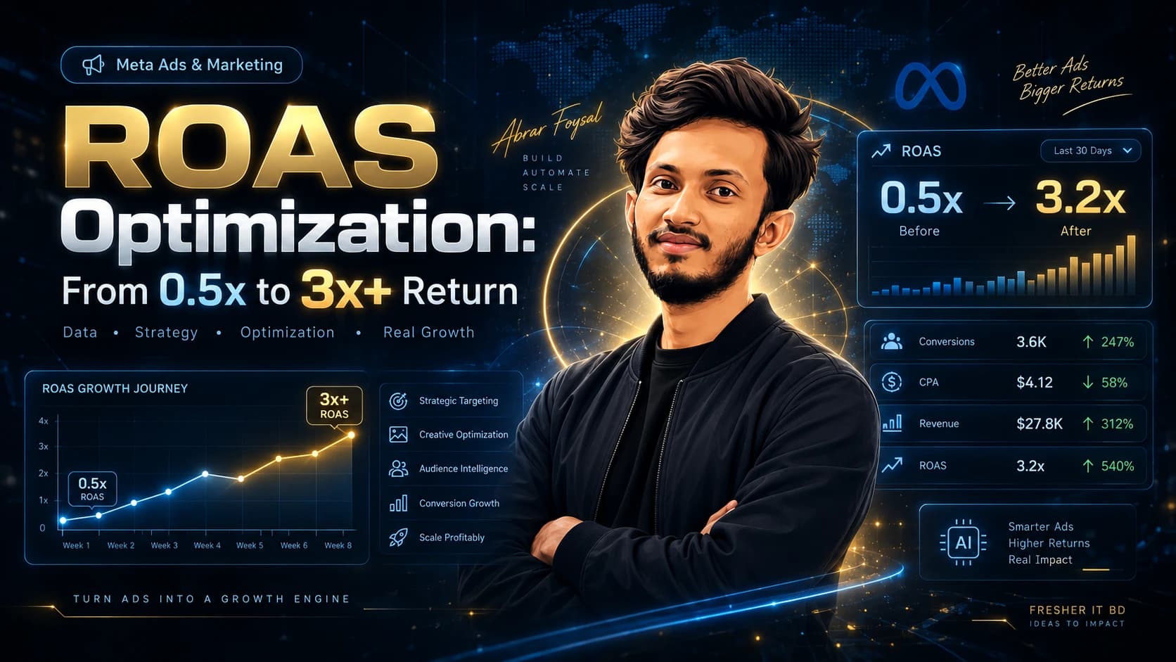 ROAS Optimization: From 0.5x to 3x+ Return