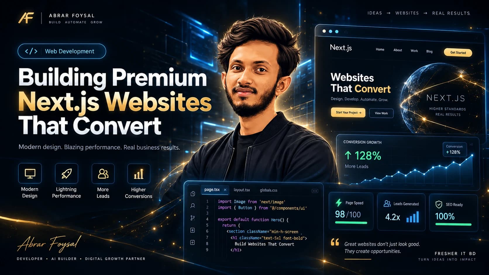 Building Premium Next.js Websites That Convert
